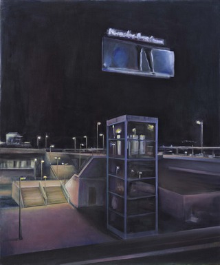 Warschauer Str. VIII, 2017, 120 x 100 cm, Acryl auf Leinwand 