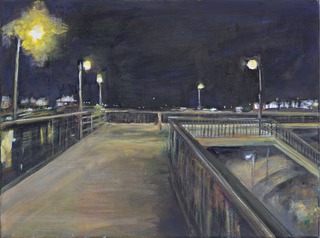 Warschauer Str. V, 2017, 30 x 40 cm, Acryl auf Leinwand 