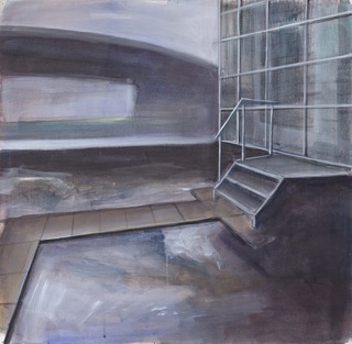 inside/outside I, 2017, 65 x 65 cm, Acryl auf Papier